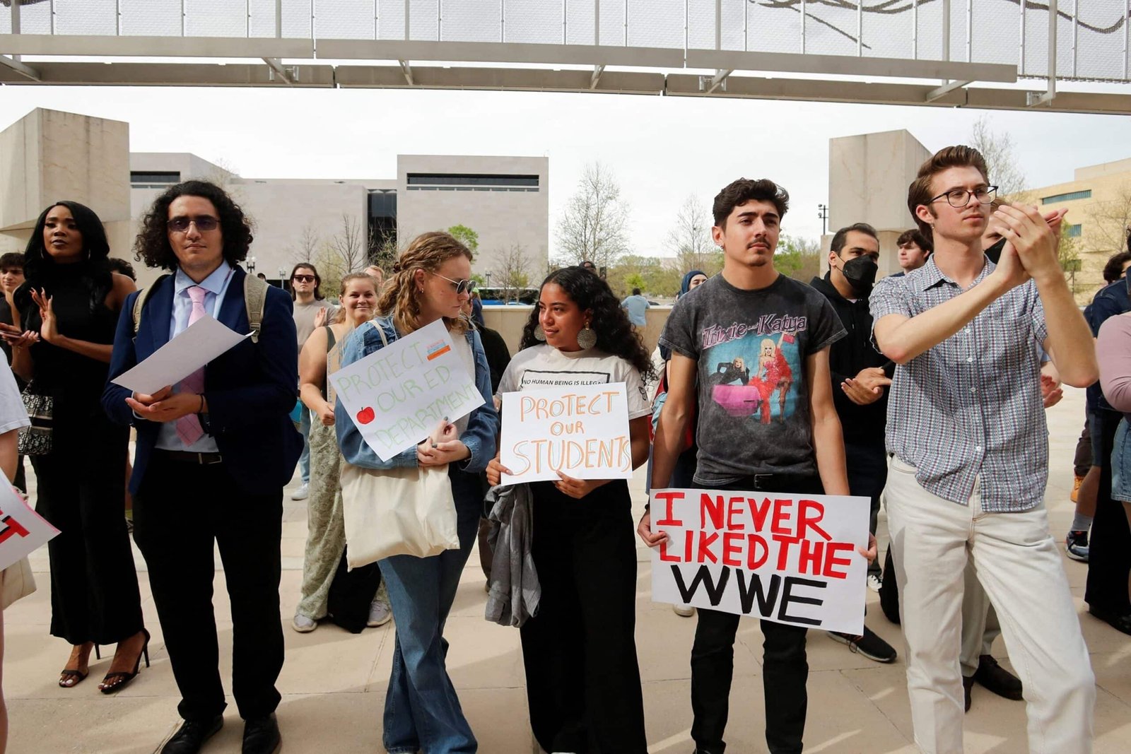 Photo: Students from Washington, DC University Protest Cuts to the Ministry of Education