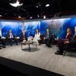 Photo: Main Debate of Democrat Governor New Jersey, May 12, 2025, in Newark, NJ