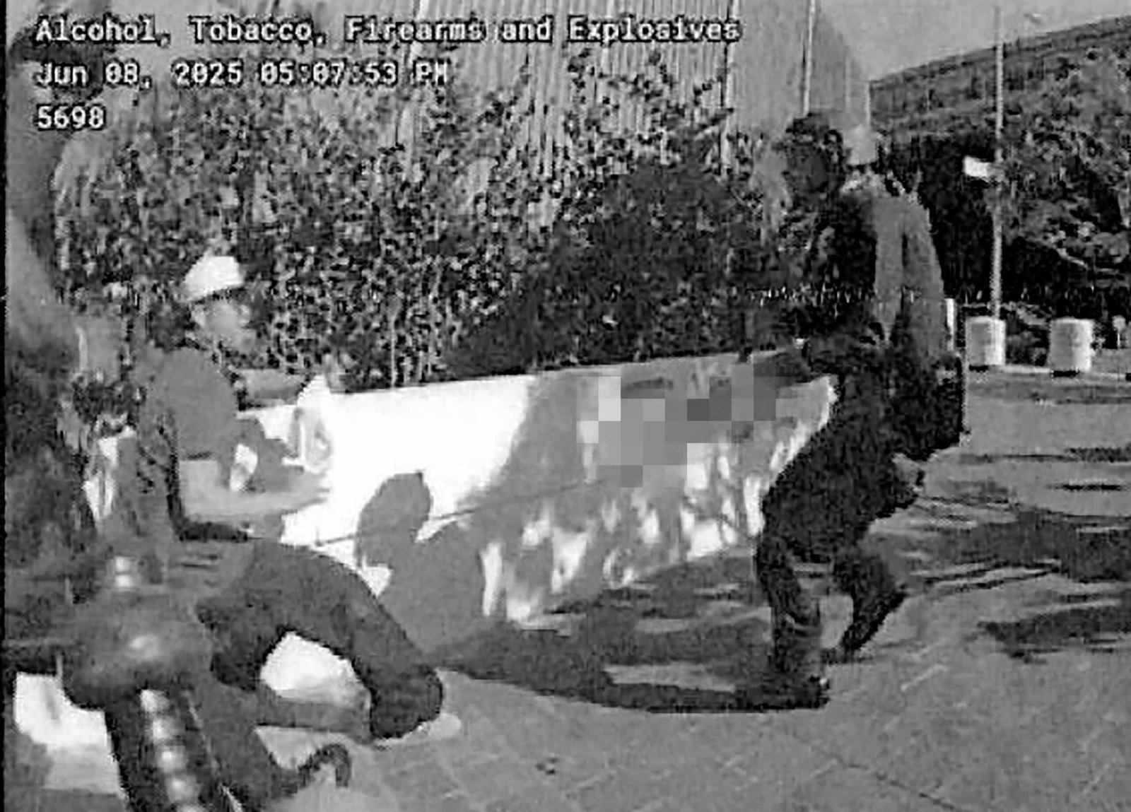 He protested to the federal accusation for 2 people accused of throwing Molotov cocktails

