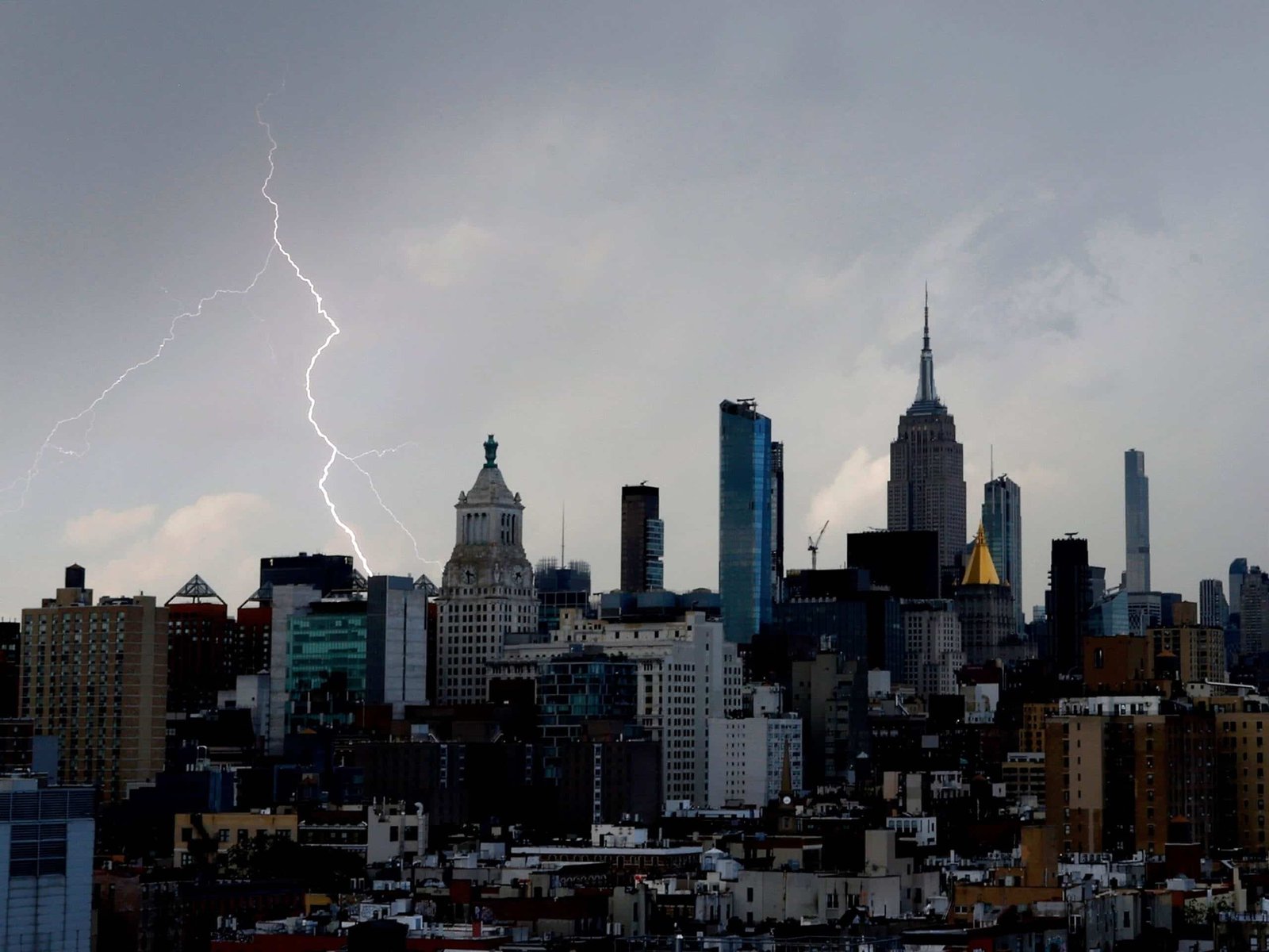 The boy was hit by lightning during a severe thunderstorm in the northeast

