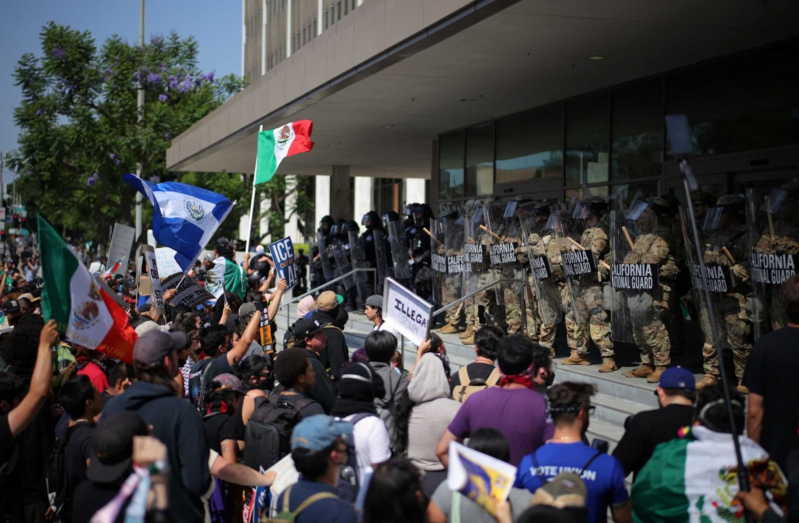 Trump has made a number of claims about LA protests. This is the context.

