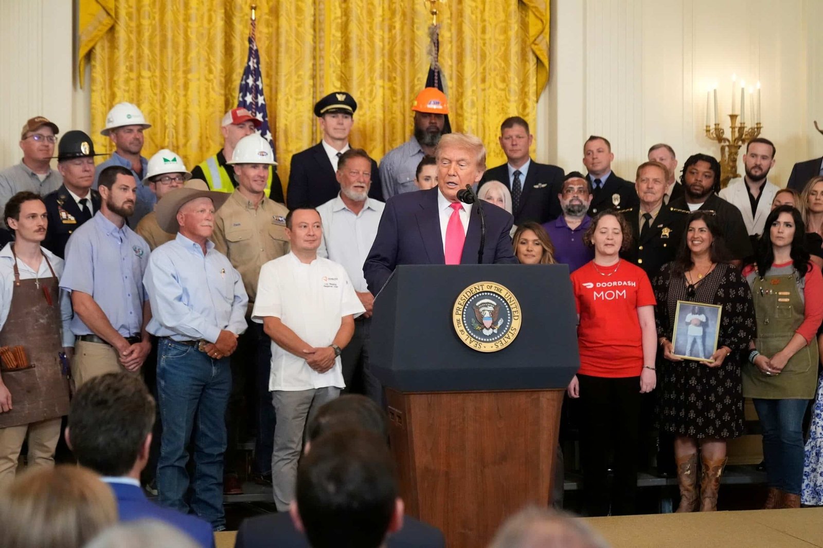 Trump hosted the event to raise the Republic behind his megabill

