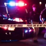 Photo: Police officers and crime scenes in stock photos that are not dated.