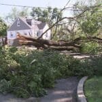The deadly storm slammed the New Jersey, the city that was devastated by the celebration of July 4