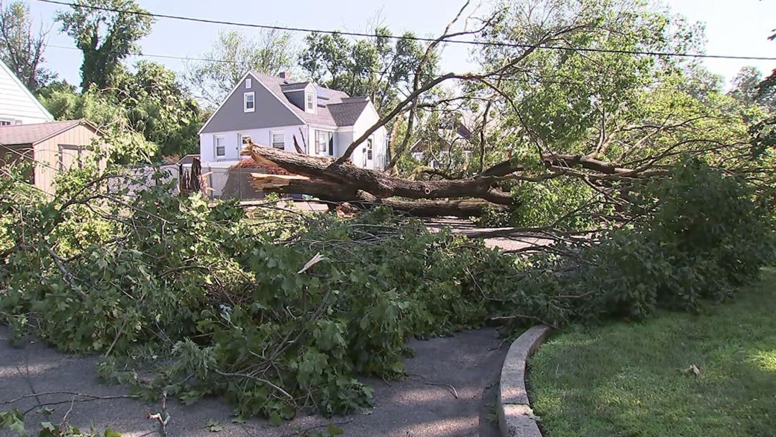 The deadly storm slammed the New Jersey, the city that was devastated by the celebration of July 4