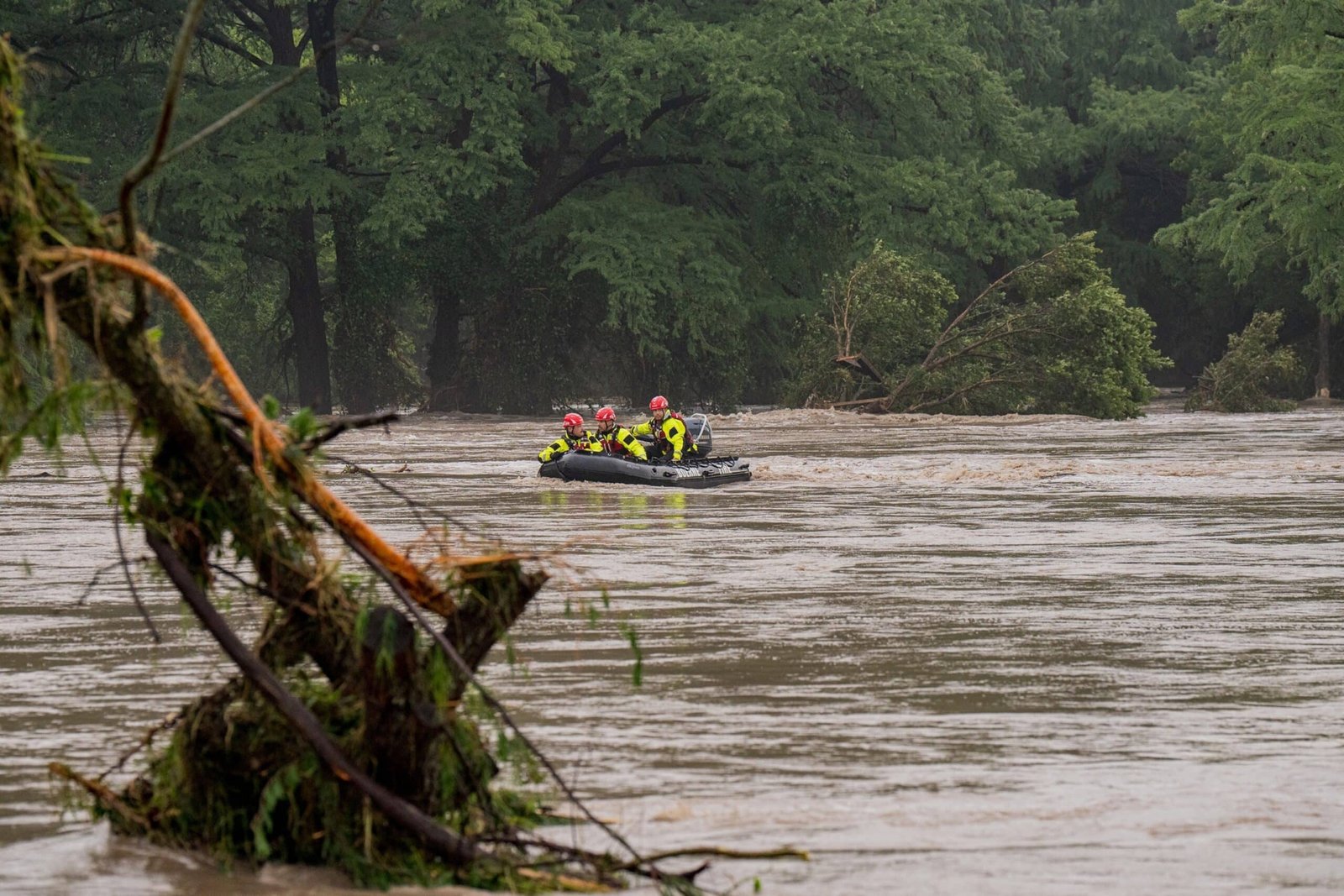 Photo: Death reported after flooding in Texas Hill Country