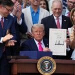 Trump signed a controversial expenditure bill during the July 4th White House celebration